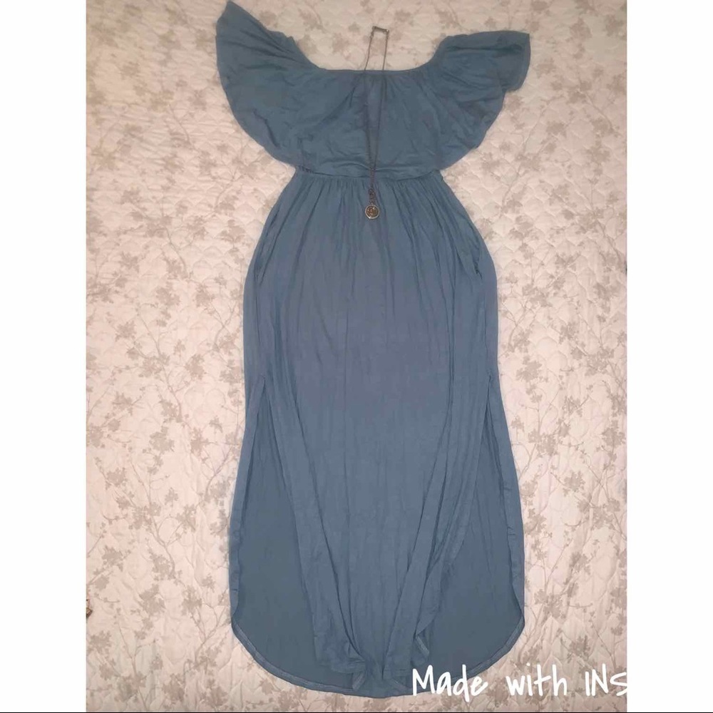 👉🤗Powder Blue Farmhouse Dress w/Pockets🤗👈